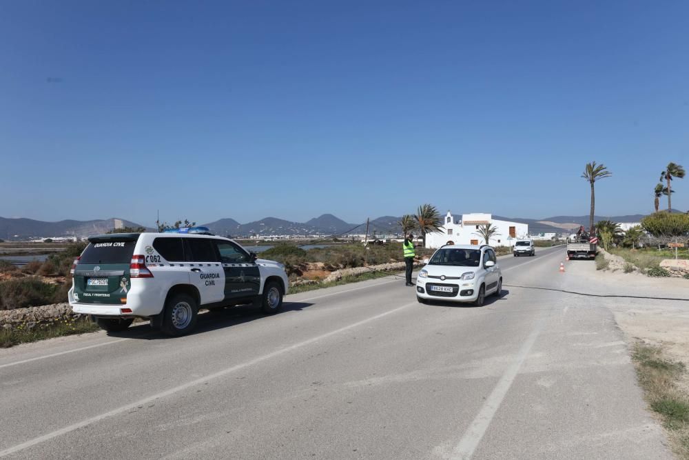 Ha quedado cortada la carretera de ses Salines