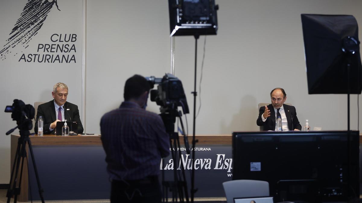 Primer cara a cara de los candidatos a rector de la Universidad en LA NUEVA ESPAÑA