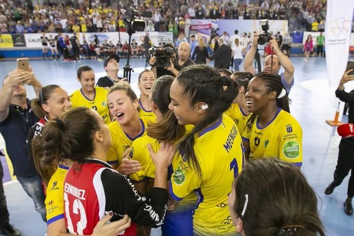 12.05.19. Telde, Gran Canaria. Balonmano femenino temporada 2018-19. Rocasa Gran Canaria-Pogon Szczcin. Final EHF Challenge Cup. Pabellón Rita Hernández . Foto Quique Curbelo  | 12/05/2019 | Fotógrafo: Quique Curbelo