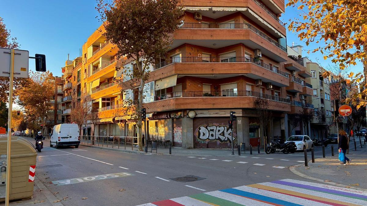 La Avinguda de Baix Llobregat donde sucedió el atropello masivo previo al Espanyol-Barça