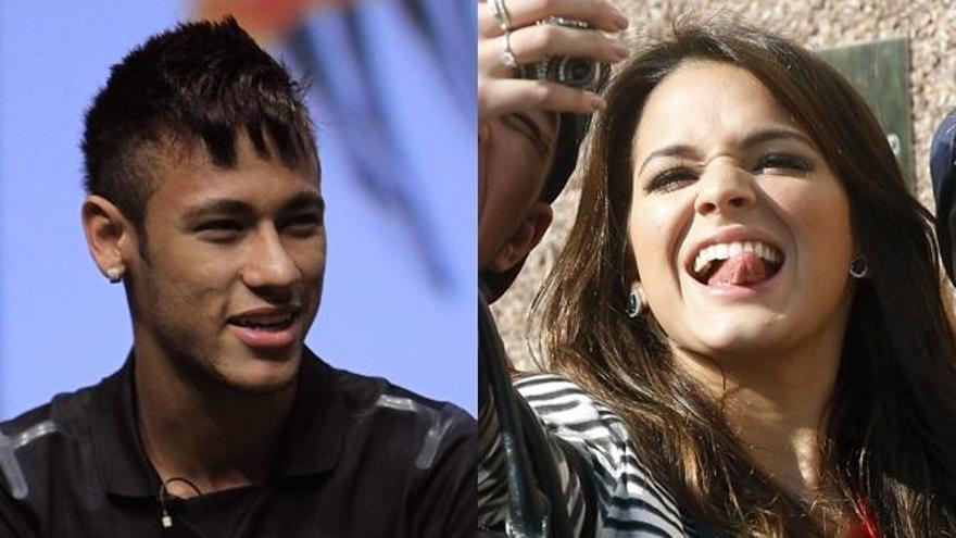 Neymar y Bruna.