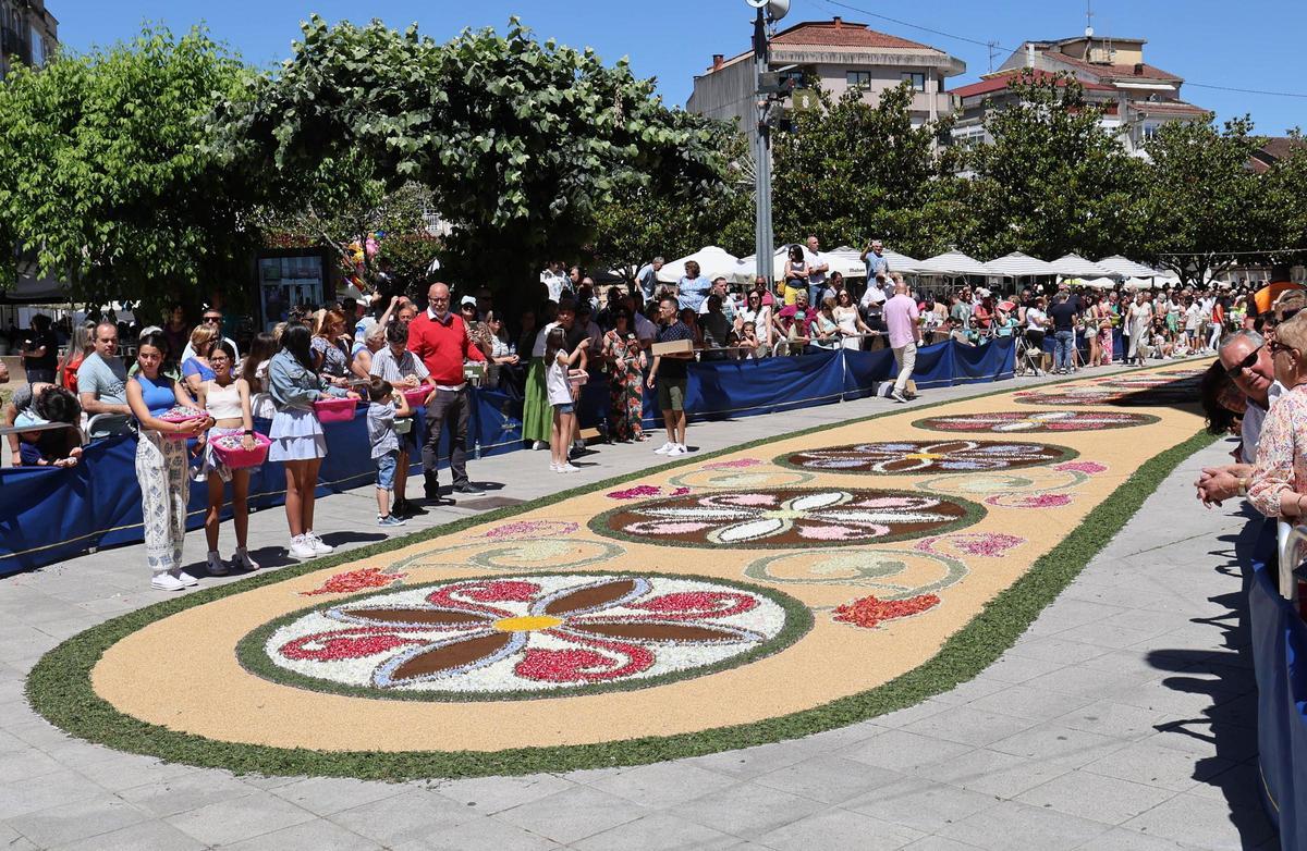 La procesión de Corpus Christi en Ponteareas