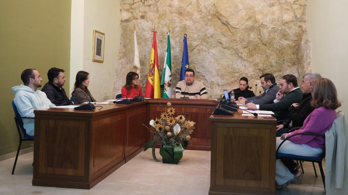 Imagen del Pleno del Ayuntamiento de Monturque.