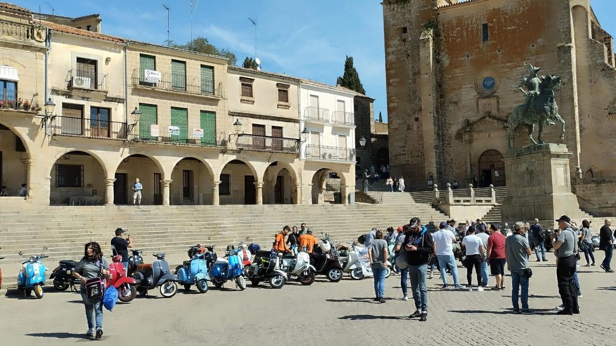 Galería | Finaliza la fiesta de las vespas, pero regresarán a Cáceres