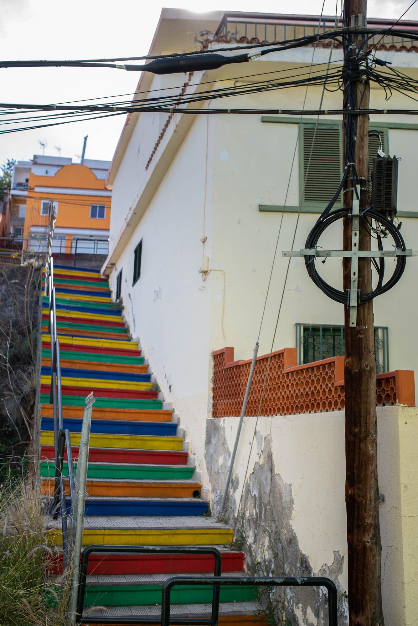 Visita del alcalde al barrio de Los Campitos