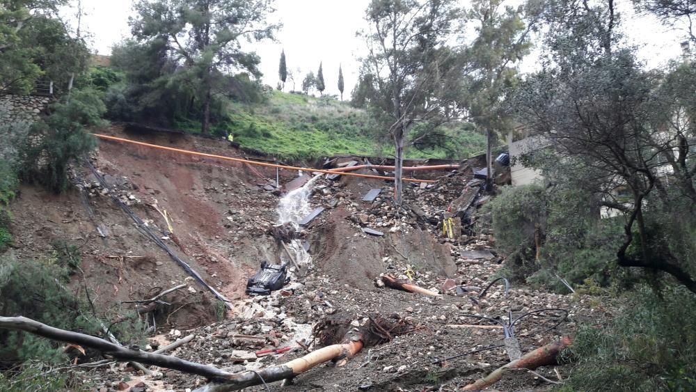 Cerrado de Calderón ha sido la zona más afectada por la tormenta.