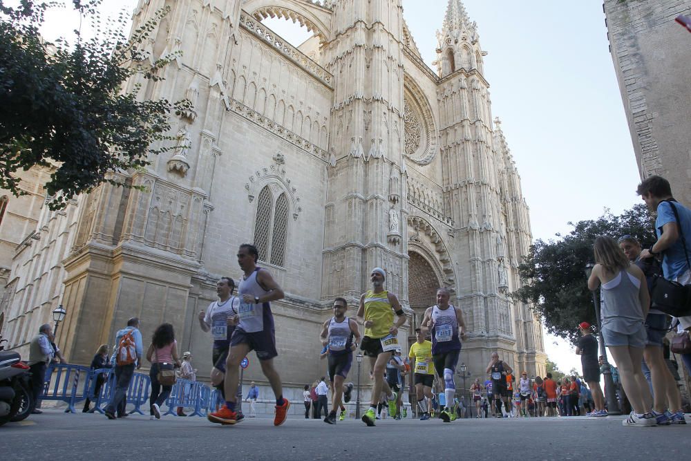 Unos 10.000 participantes en la Palma Marathon