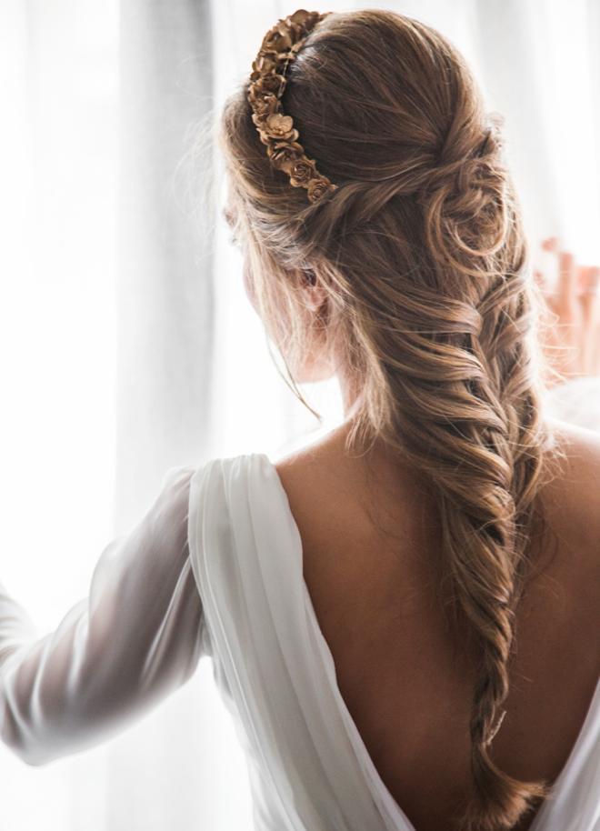 Recogidos de novia: trenza