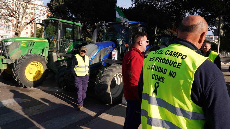 Los agricultores de Málaga en pie de guerra: &quot;No habrá fin hasta que nos escuchen&quot;