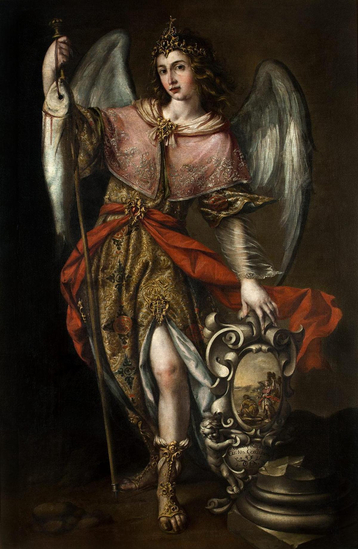 Imagen del cuadro San Rafael de Valdés Leal.