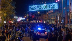 Las imágenes del encendido de las luces de Navidad en Barcelona