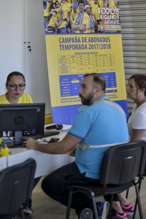 lAS PALMAS DE GRAN CANARIA A 12/06/2017. Inicio de la Campaña 2017-18 de Abonados de la UD Las Palmas. FOTO: J.PÉREZ CURBELO