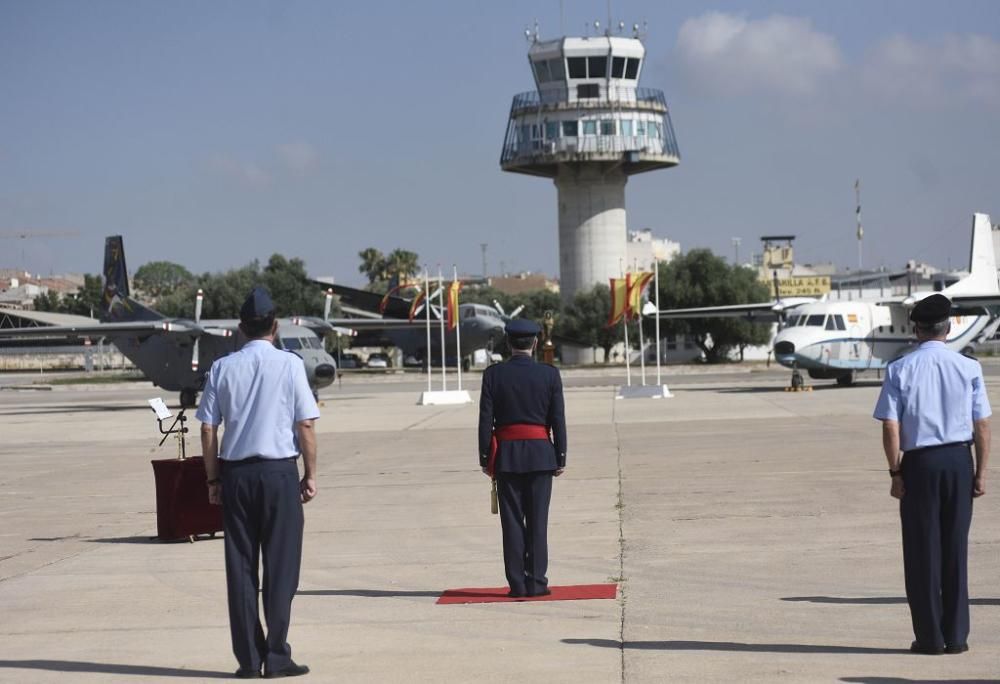 Acto de relevo de mando de la Base Aérea de Alcantarilla