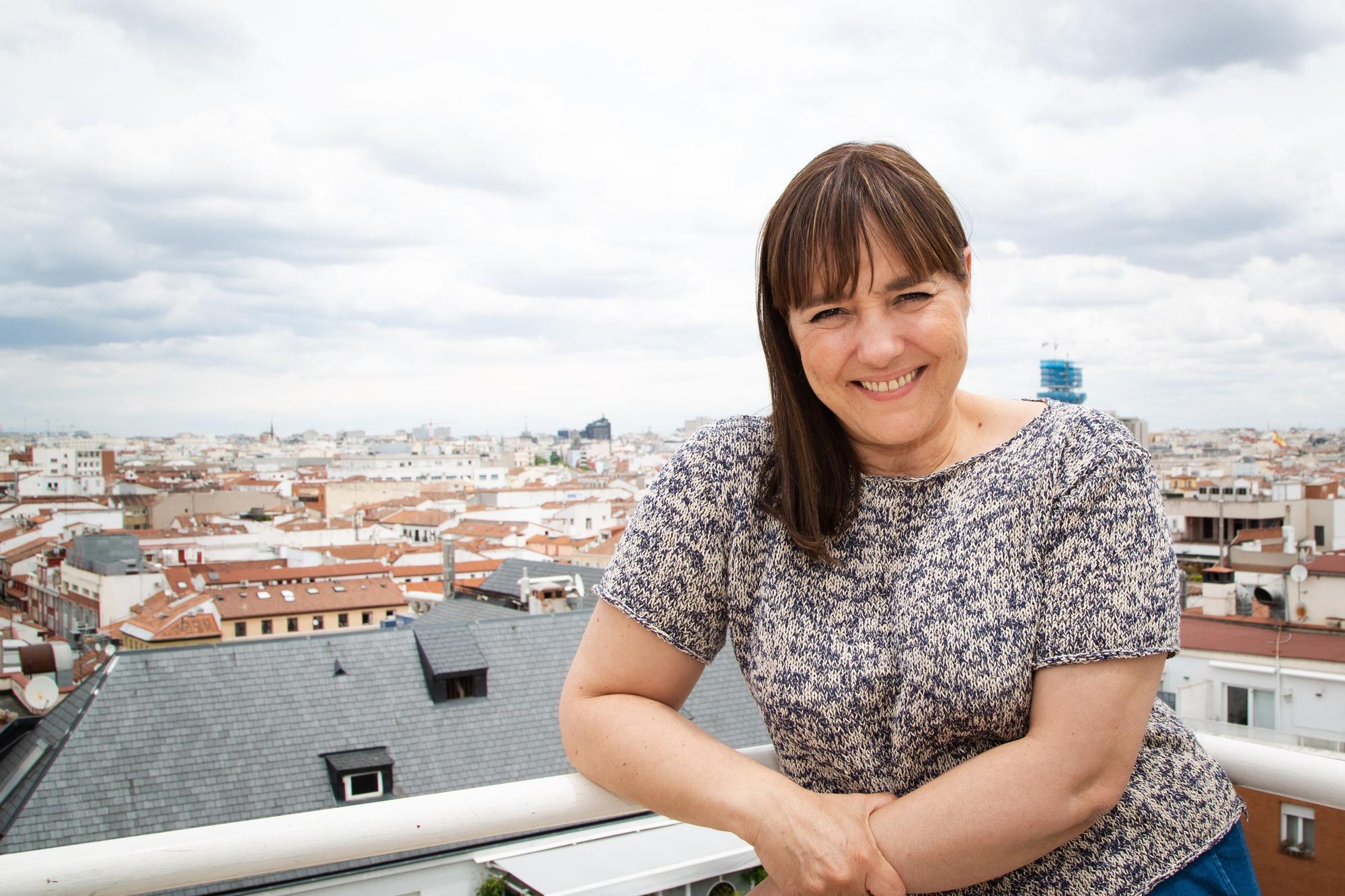 La periodista Eva Cruz en Madrid.