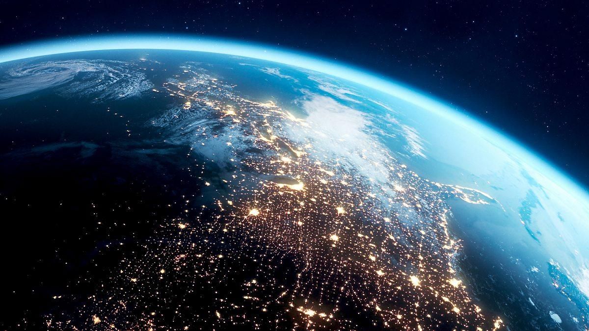 Una imagen de la tierra tomada desde el espacio.