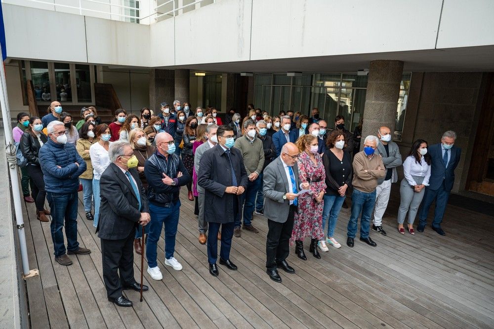 El Cabildo grancanario condena la guerra de Ucrania y pide el alto el fuego