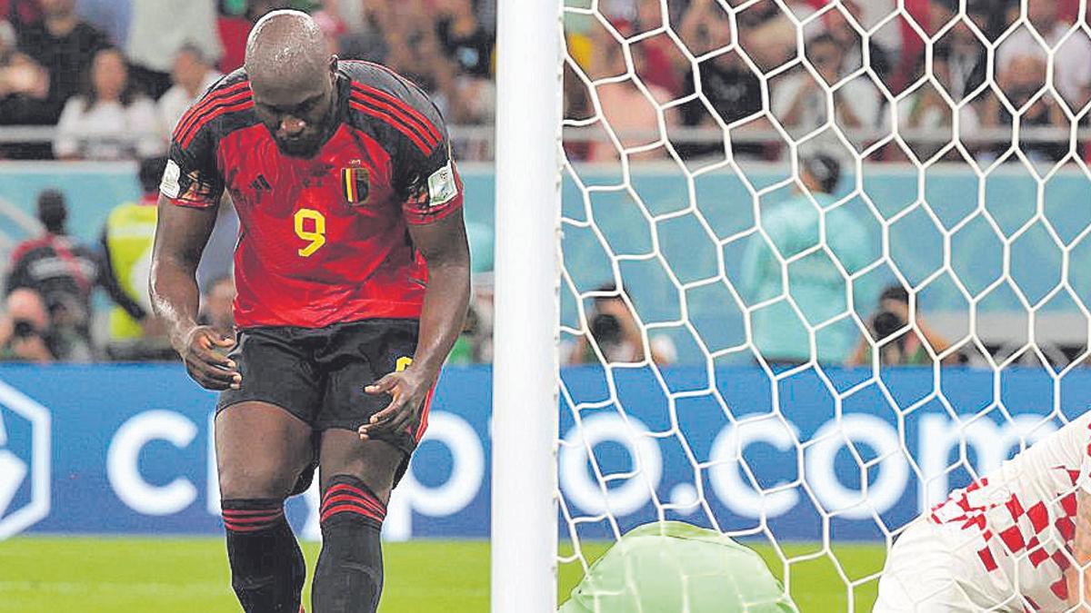 Lukaku es plany d’una de les ocasions fallades contra Croàcia. |  | EUROPA PRESS