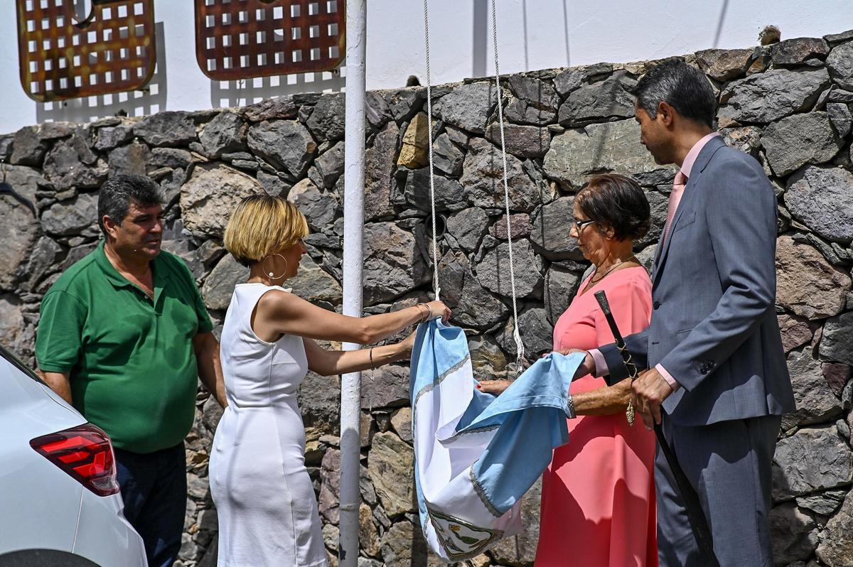 Procesión de La Milagrosa, patrona del Risco de Faneque, Agaete
