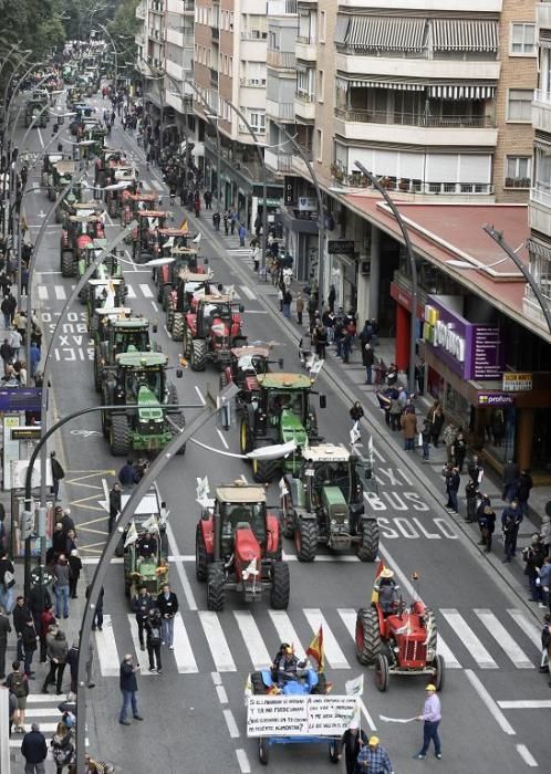 Así ha sido la manifestación de los agricultores en Murcia (II)