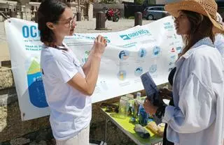 Sara Carbonero se involucra en la defensa medioambiental en Vilagarcía