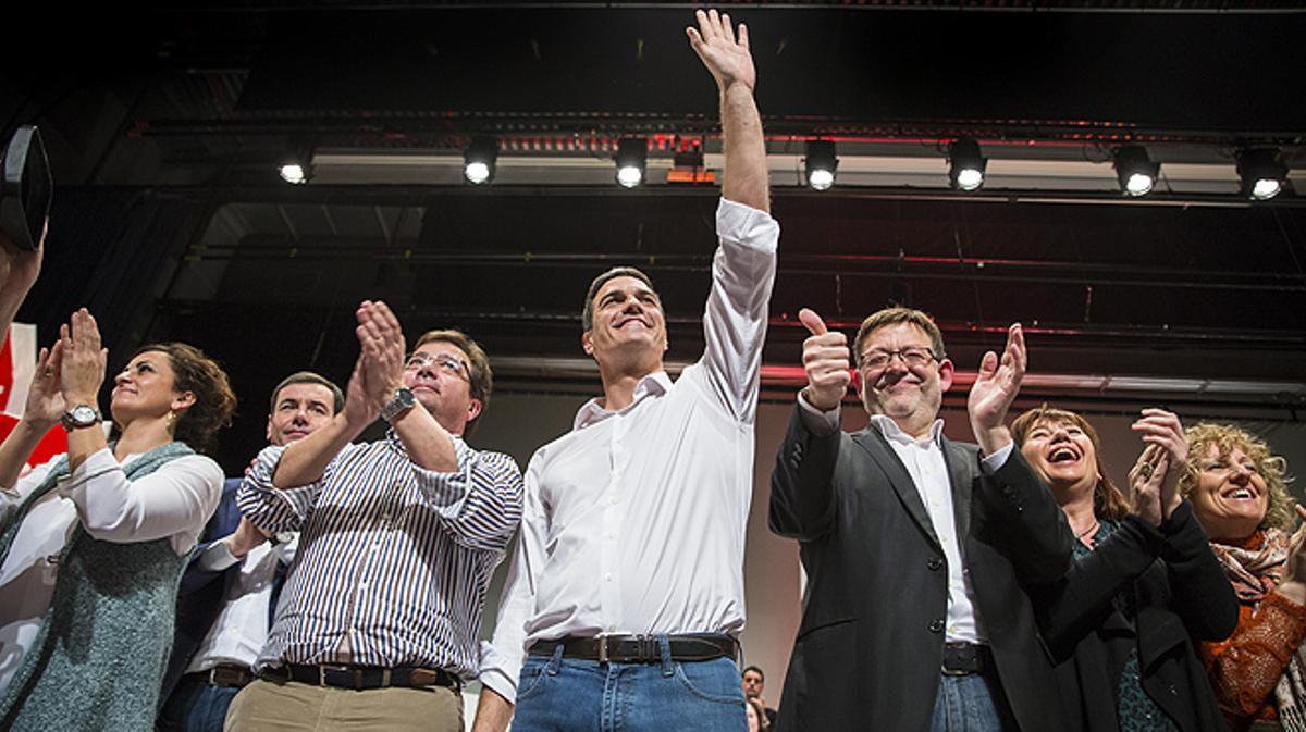 Pedro Sánchez dice que el PSOE hará posible la España de las oportunidades.