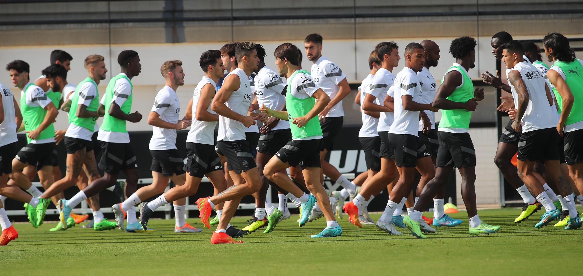 Así ha sido el entrenamiento del Valencia CF de hoy