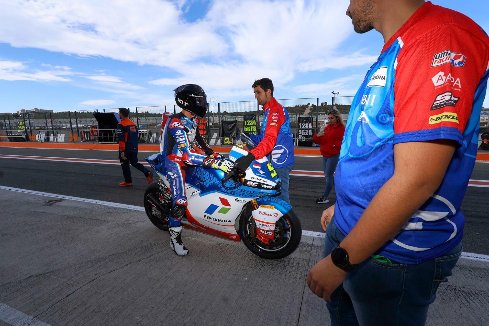 Jaume Masià debuta en Moto2 en Cheste