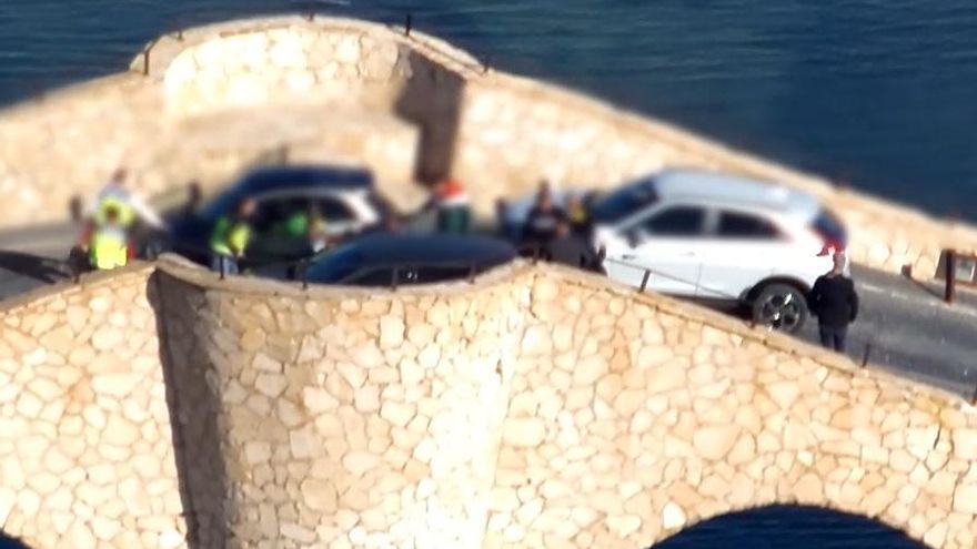 Operativo de la Policía Nacional en el Mar Menor para detener a un fugitivo condenado a ocho años de prisión