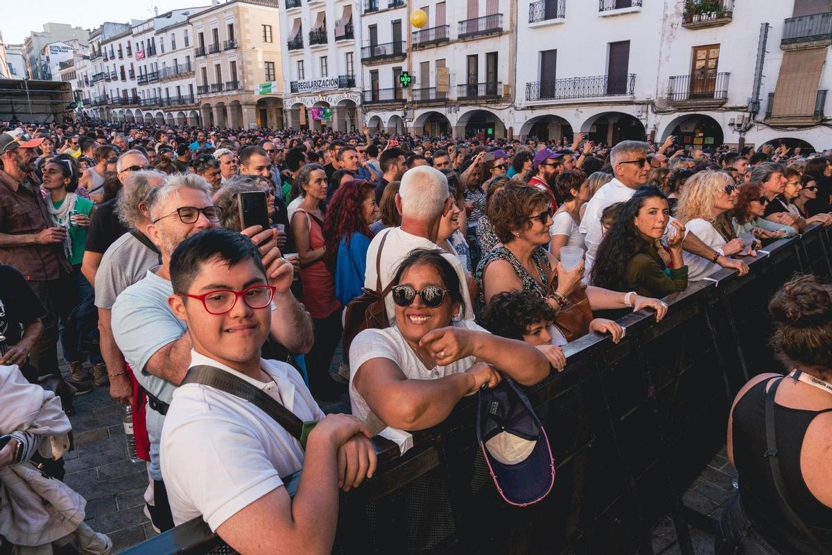 Público en la jornada de ayer sábado en Womad Cáceres.