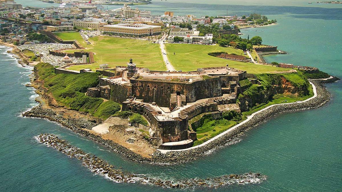 La isla de Puerto Rico.