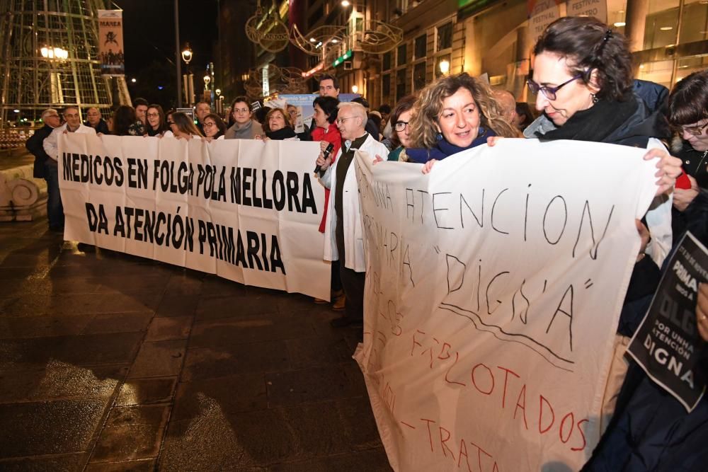 Huelga de médicos de Atención Primaria en A Coruña