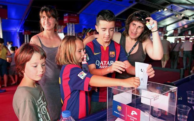 Las elecciones Barça 2015 en el Camp Nou