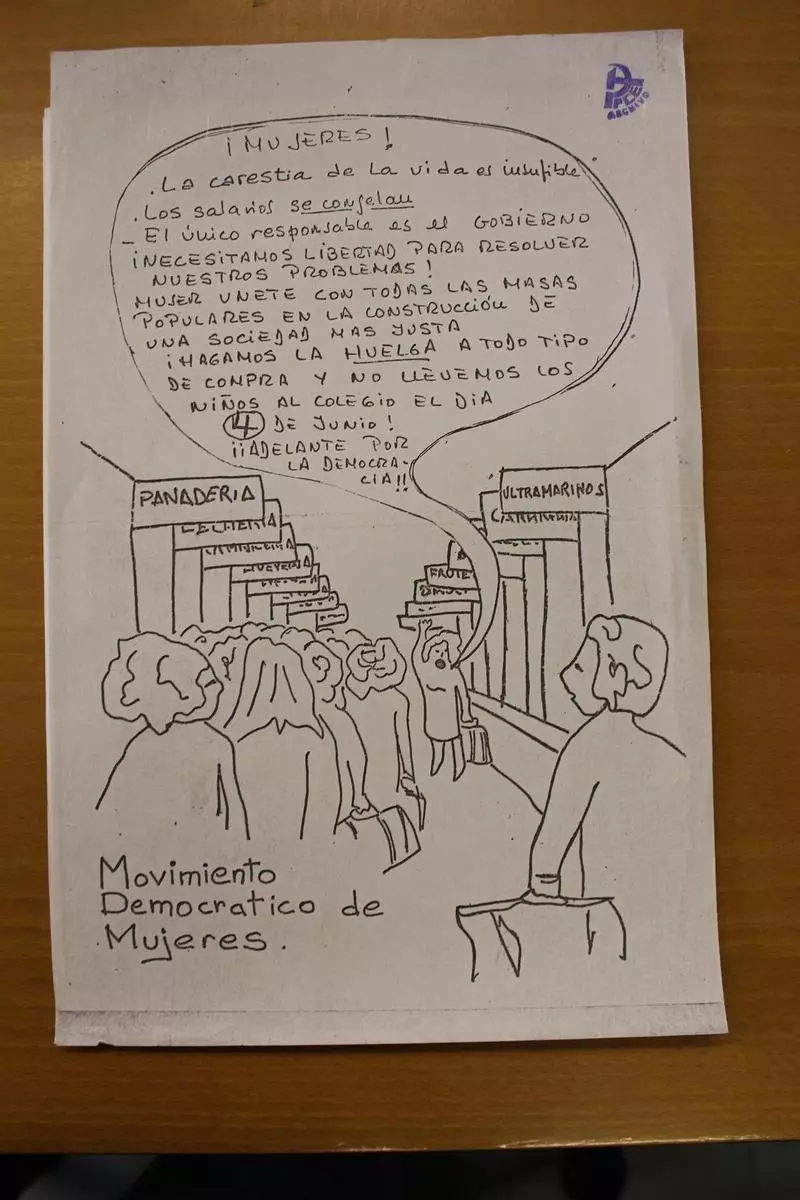 Octavilla del Movimiento Democrático de Mujeres. / CEDIDA
