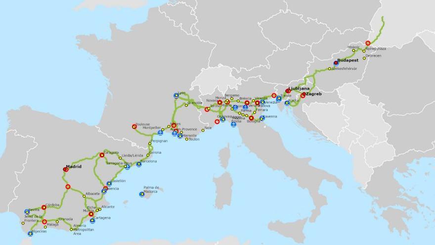 El corredor mediterráneo llegará hasta Ucrania