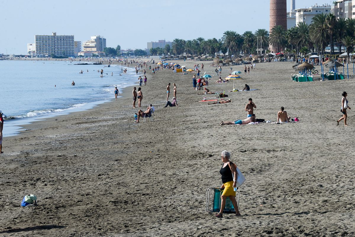 Primer fin de semana de la nueva normalidad en Málaga