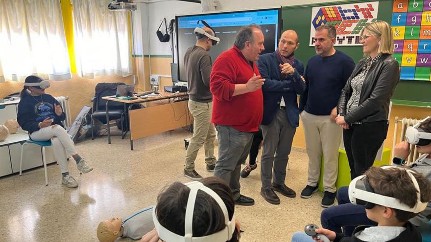 Grabación del vídeo en el colegio Federico de Arce de Murcia. | CARM