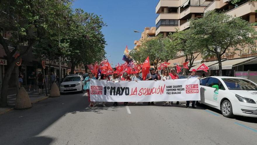 Los salarios “por los suelos” y los precios “por las nubes” marcan el primero de mayo en Ibiza