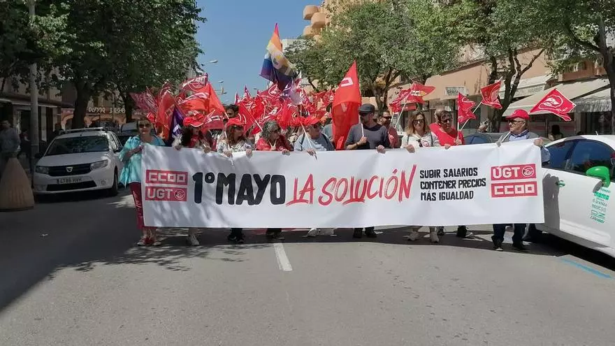 Los salarios “por los suelos” y los precios “por las nubes” marcan el primero de mayo en Ibiza