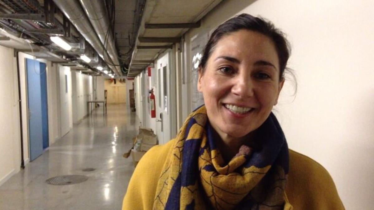 Mar Capeáns (en 2013), primera española que se integró de forma estable en la plantilla del CERN.