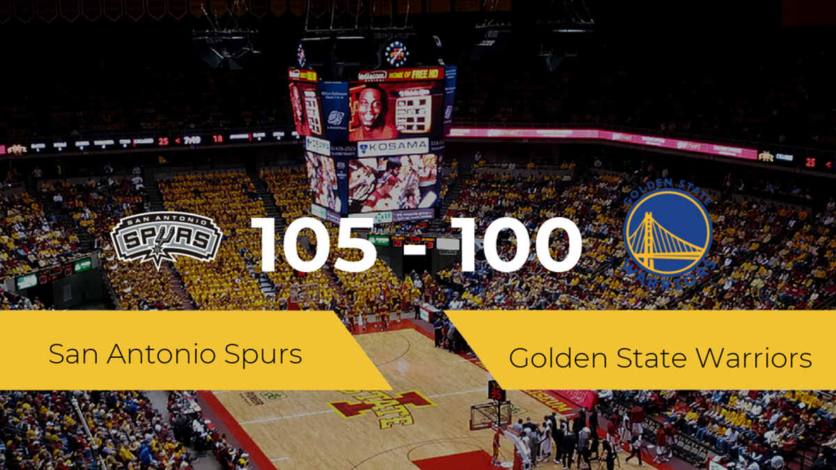 San Antonio Spurs logra la victoria frente a Golden State Warriors por 105-100