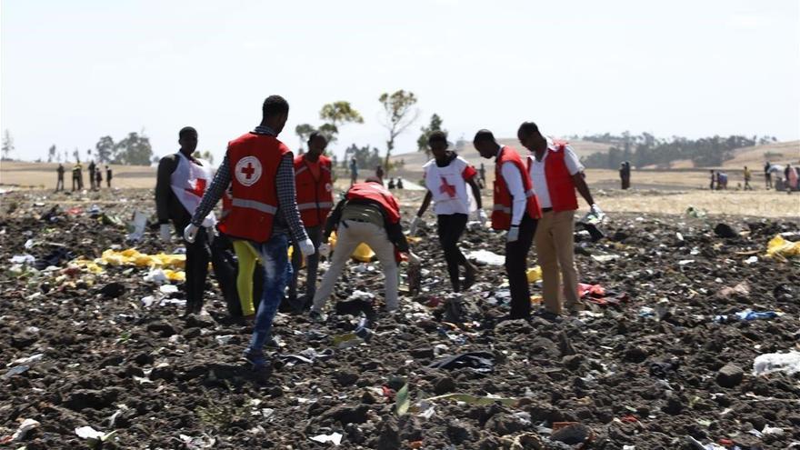 Dos españoles entre las 157 víctimas al estrellarse un avión en Etiopía
