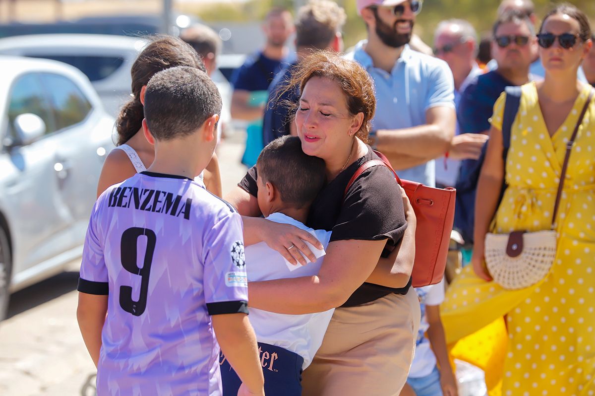 Emoción en la despedida de los niños Saharauis