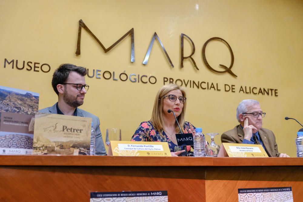 Exposición 'Petrer. Arqueología y Museo' en el MARQ