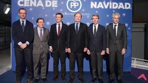  El PP de Madrid junto a Pablo Casado en la cena de Navidad.