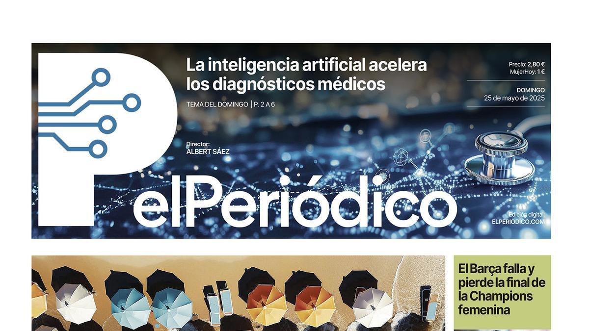La portada de EL PERIÓDICO del 25 de mayo de 2025