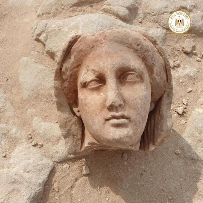 Escultura de Marmol, Templo de Taposiris Magna, Alejandría