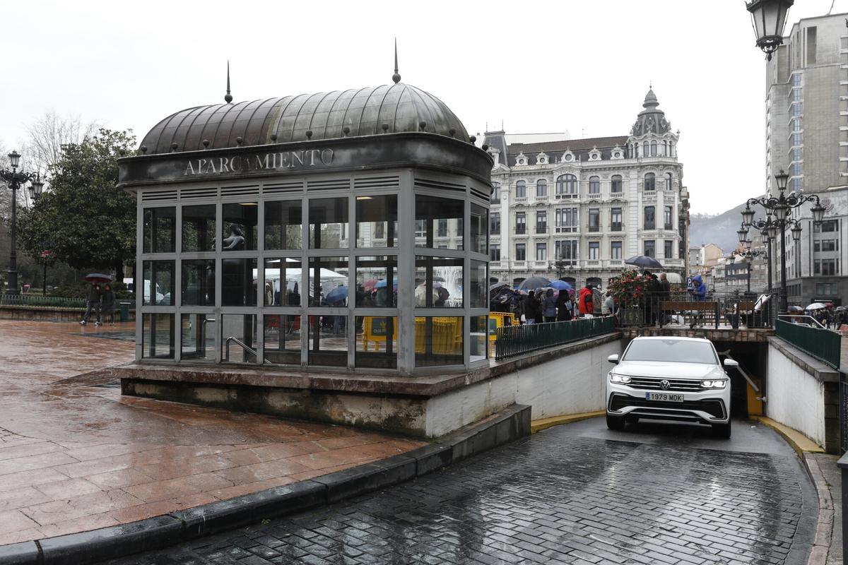 El parking de La Escandalera.