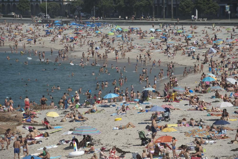 La ola de calor permanecerá en Galicia hasta el domingo.