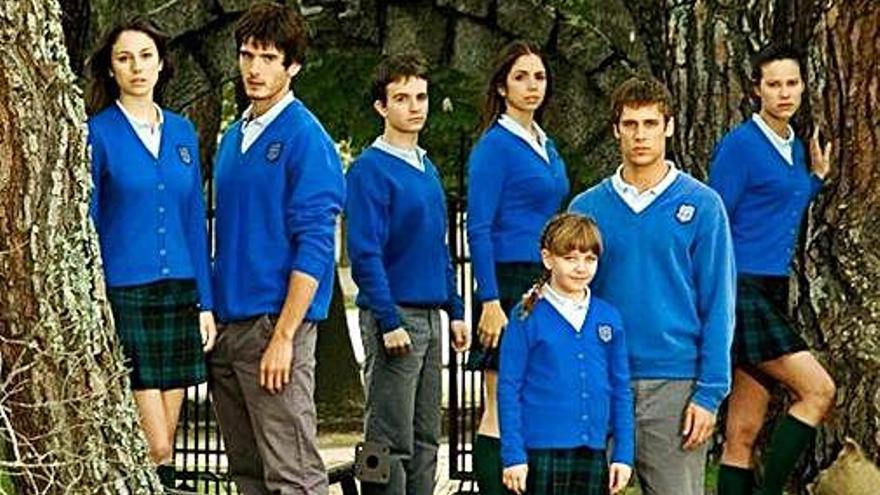 Els protagonistes de la sèrie original «El Internado».