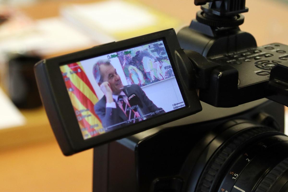 El expresidente de la Generalitat Artur Mas en la entrevista con la ACN.